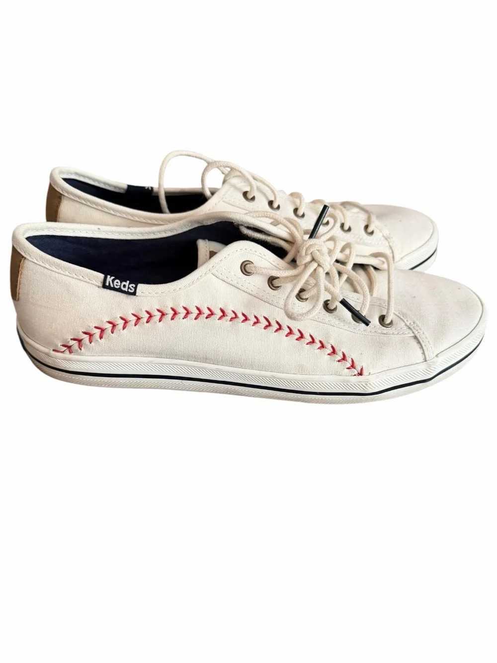 Keds Women’s Baseball Champion Pennant Lace Up | Size 8.5